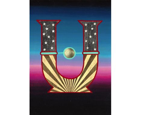 
	
		Eddy Bennett
		You (You &amp; I), 2020
		Enamel paint, 23 Ct w. Gold on paper
		Signed verso
		15 x 10cm (5¾ x 3¾ in.)
	