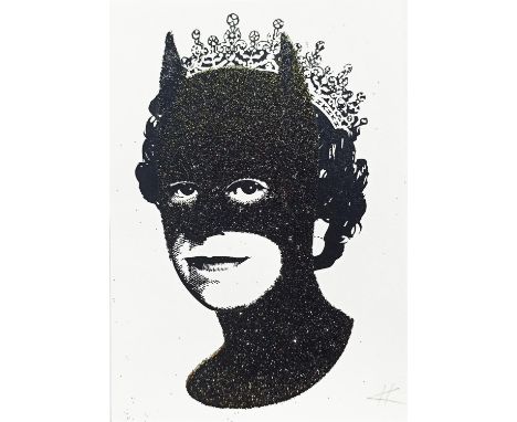 
	
		Heath Kane
		Rich Enough to be Batman, 2020
		Screenprint and glitter on paper
		Signed verso
		15 x 10cm (5¾ x 3¾ in.)
