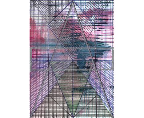 
	
		Joe Lloyd
		Purple Star Pattern, 2020
		Ink and acrylic on paper
		Signed verso
		15 x 10cm (5¾ x 3¾ in.)
		Joe Lloyd wa