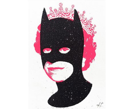 
	
		Heath Kane
		Rich Enough to be Batman, 2020
		Screenprint and glitter on paper
		Signed verso
		15 x 10cm (5¾ x 3¾ in.)
