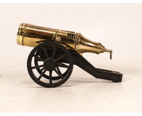 Japan Made Table Lighter in the form of a Cannon. Height: 7.3cm 