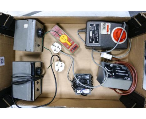 A Collection of Model Railway Controllers and Power Units to include H and M Clipper Power Unit, H and M Multipack D.C. Contr