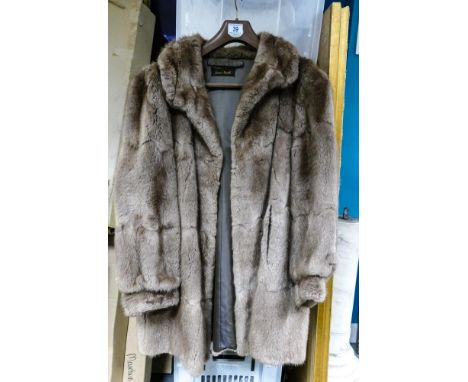 Vintage James Smith Fur Jacket, approx size 14 