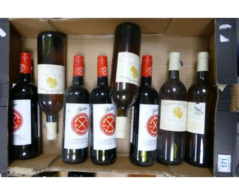 A collection of vintage wines to include 2018 Ian Botham Cab Sav, 2002 Domaine Du Tariquet  etc 