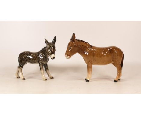 Goebel Donkey Foal &amp; similar Beswick item(2) 