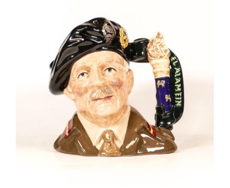 Royal Doulton large character jug Field Marshall Montgomery D6908, limited edition, seconds 