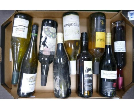 A collection of vintage wines to include 2008 Mill Stone Cab Sav, Tenda Semillon, Manzanilla, Claire Valley Riesling etc 