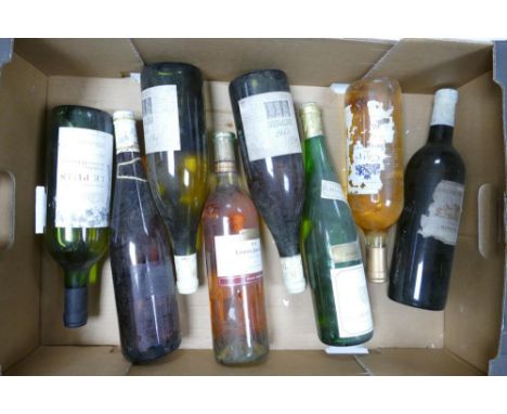 A collection of vintage wines to include  Domaine Du Tariquet Cuvee Bois, Ernest Gallo Sierra Valley, 1994 Domaine Le Puts et