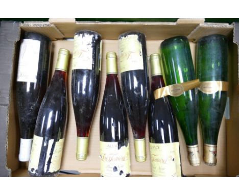 A collection of vintage wines to include Alsace Les Faitieres Pinot, Ruppertsberger Riesling, 1992 Medaille D'or Colmar etc 