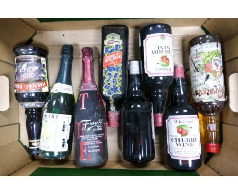 A mixed collection of Vintage Wines &amp; Spirits including Whiteways Cherry Wine, Chamblryzette, Gabriel Boudier , Fresita e