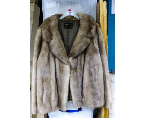 Vintage James Smith Fur Jacket, approx size 14 
