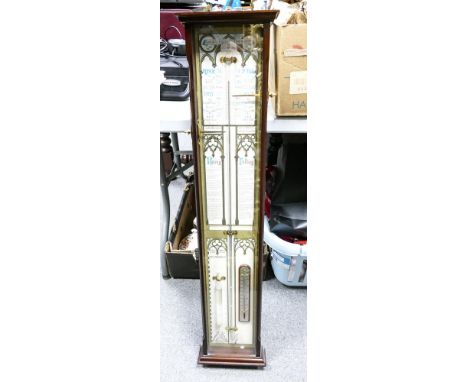 REPRODUCTION ADMIRAL FITZROY BAROMETER, HEIGHT 97CM 