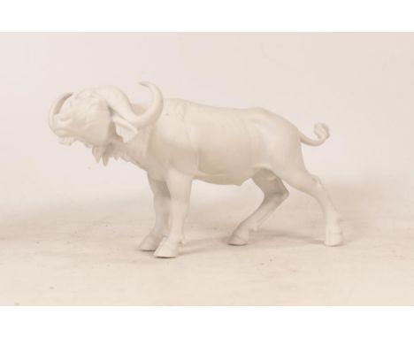 Goebel Parian Figure of Water Buffalo, height 9.5cm 