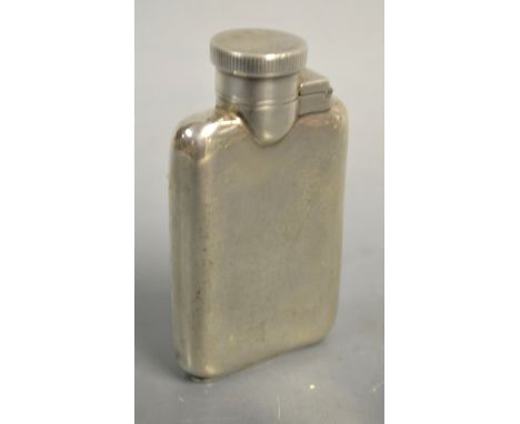 A silver miniature spirit flask, Birmingham 1930