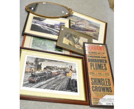 Pictures, Prints and Tapestries - David Wright, Leaving Friar Gate, limited edition 23/25, 50cm x 33cm, print framed and moun