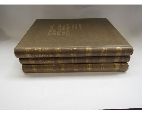 "The Life &amp; Paintings of Vicat Cole" by Robert Chignell, 1898, 3 volumes, portrait frontis and 59 full page plates and 10