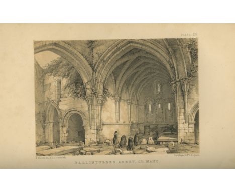 Wilkinson (Geo.) Practical Geology and Ancient Architecture of Ireland, sm. folio L. 1845. First, litho & other plts. cloth; 
