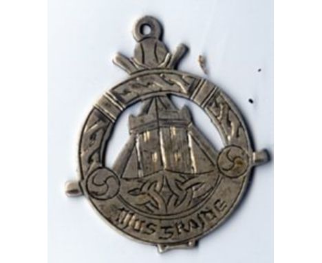 Medal, G.A.A., Co. Cork Hurling 1971. An attractive circular and pierced silver medal, in the Celtic design with crossed hurl