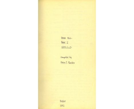 Northern Ireland: Rankin (Peter J.) Down Hill, 23 parts in 3 books, plus 25 supplements, together 5 vols. folio, photocopies,