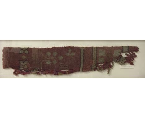 The Abbeyleix "Titanic" Carpet[Titanic] A length or specimen cut of woven Carpet, from the Abbeyleix Carpet Works, who manufa