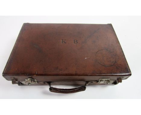 Kevin Barry's CaseBarry (Kevin) Republican, a small brown leather Case, with stitched edges and steel clasps, with initials "