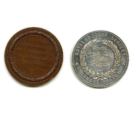 Medal: R.D.S. (Royal Dublin Society), A "Special Award," Medal - R.D.S., School of Art, "Mr. Robert Walsh,, for design for Da