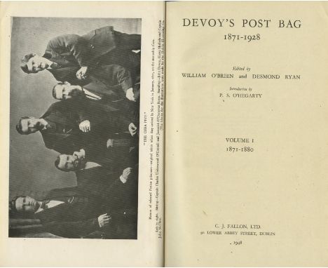 John Devoy - O'Brien (Wm) & Ryan (D.) Devoy's Post Bag 1871 - 1928, 2 vols. roy 8vo D. 1948 - 1953. First Edn., illus. cloth.