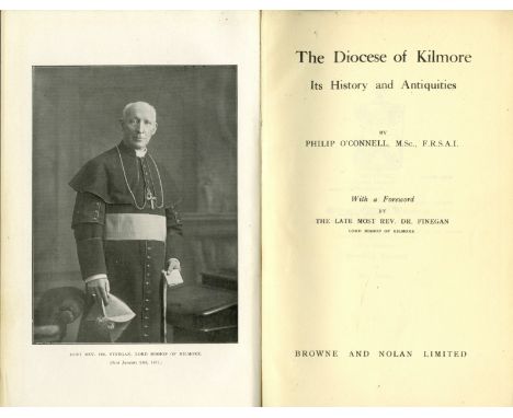 O'Connell (Philip) The Diocese of Kilmore, Its History and Antiquities. D. 1937. First, Signed Pres. Copy; Leslie (Rev. J.B.)