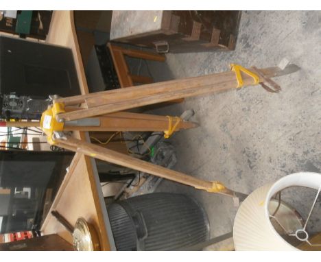 wooden tripod