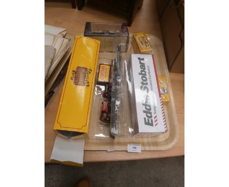 tray inc dinky cars, fire engine etc