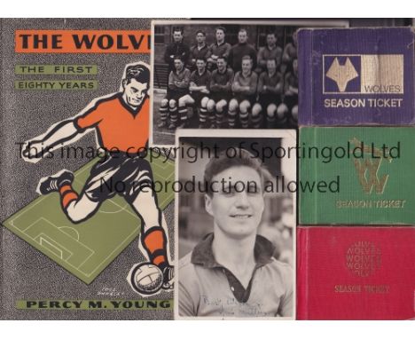 WOLVERHAMPTON WANDERERS         Book entitled 'The Wolves The First Eighty Years' by Percy M Young 1st Edition 1959. Excellen