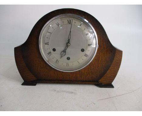 Art deco Westminster chime mantle clock. 