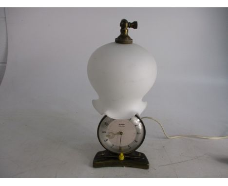 Vintage Pifco timeside bedside clock lamp bakelite back. 