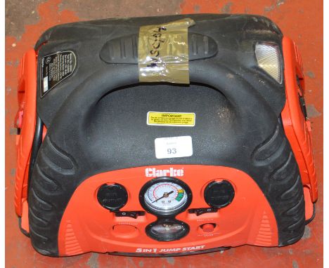 POLICE: A CLARKE 5 IN 1 JUMP START [NO RESERVE] [VAT ON HAMMER PRICE]
