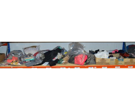 POLICE > Massive quantity of assorted clothing (shelf). [NO RESERVE] [VAT ON HAMMER PRICE]