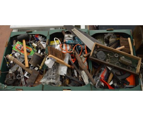 LARGE QTY. OF TOOLS AND HARDWARE [NO RESERVE]