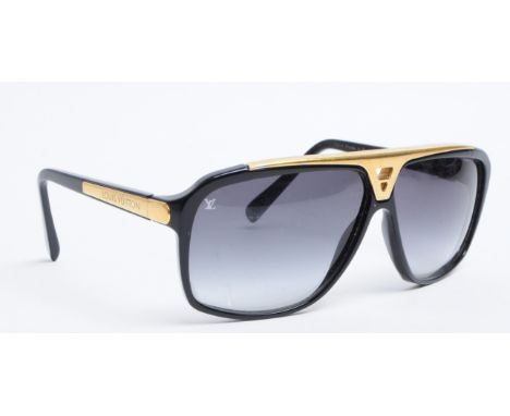 Louis Vuitton - 21st century French black evidence sunglasses, numbered A0191 and Z0350W. Marked to the inside rim of the gla