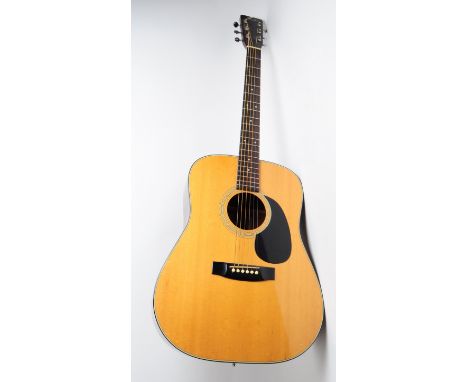 Fender - A vintage 20th century circa 1970s Fender model F-35 acoustic guitar. The guitar of dreadnought body shape, having a