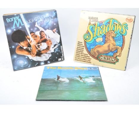 Vinyl - A collection of vintage 20th century prog, soft rock vinyl record albums. To include Electric Light Orchestra, Out of