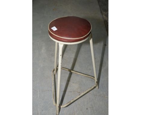 Retro style metal bar stool