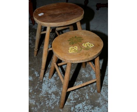 Country style stool and a another similar