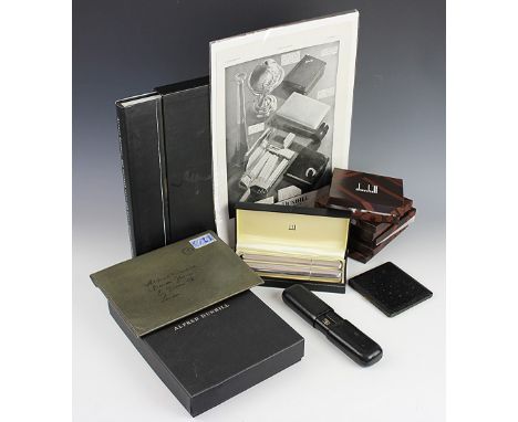 BALFOUR (M), ALFRED DUNHILL, ONE HUNDRED YEARS AND MORE, with d.j, and slip case, Dunhill, 1992; a Dunhill leather document c