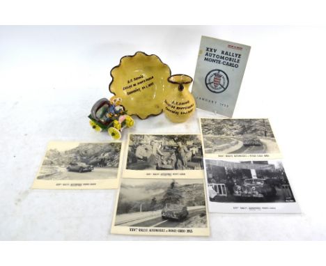 A quantity of Memorabilia from the 1955 Monte Carlo Rally, comprising: XXV Rallye Automobile Monte-Carlo, January 1955/Regula