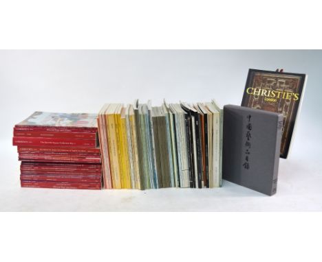 A quantity of Chinese, Japanese and other saleroom or Exhibition, catalogues, including: 'Musee Cernuschi/Promenade dans Les 