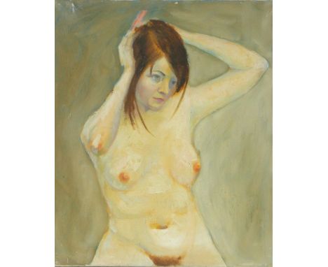 George Poole,
4 oils on canvas and board, female portraits, all unsigned, largest 20" x 30", unframed, (4).