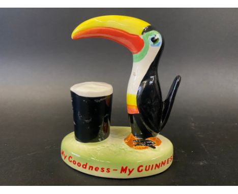 A small Guinness Carltonware toucan, 4" h.