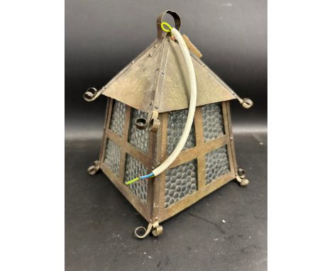 An Arts and Crafts style lantern.