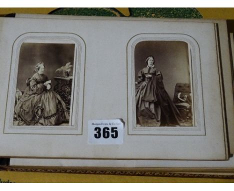 A Victorian Photograph Album & Portrait Cards