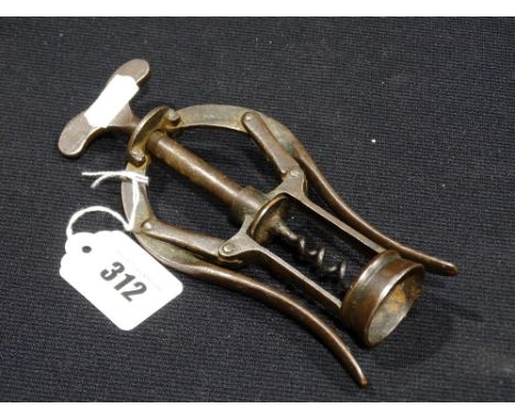 A Vintage Steel Corkscrew By James Heeley & Sons