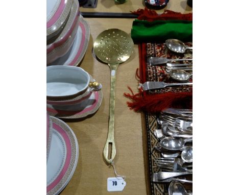 A Brass Skimming Ladle